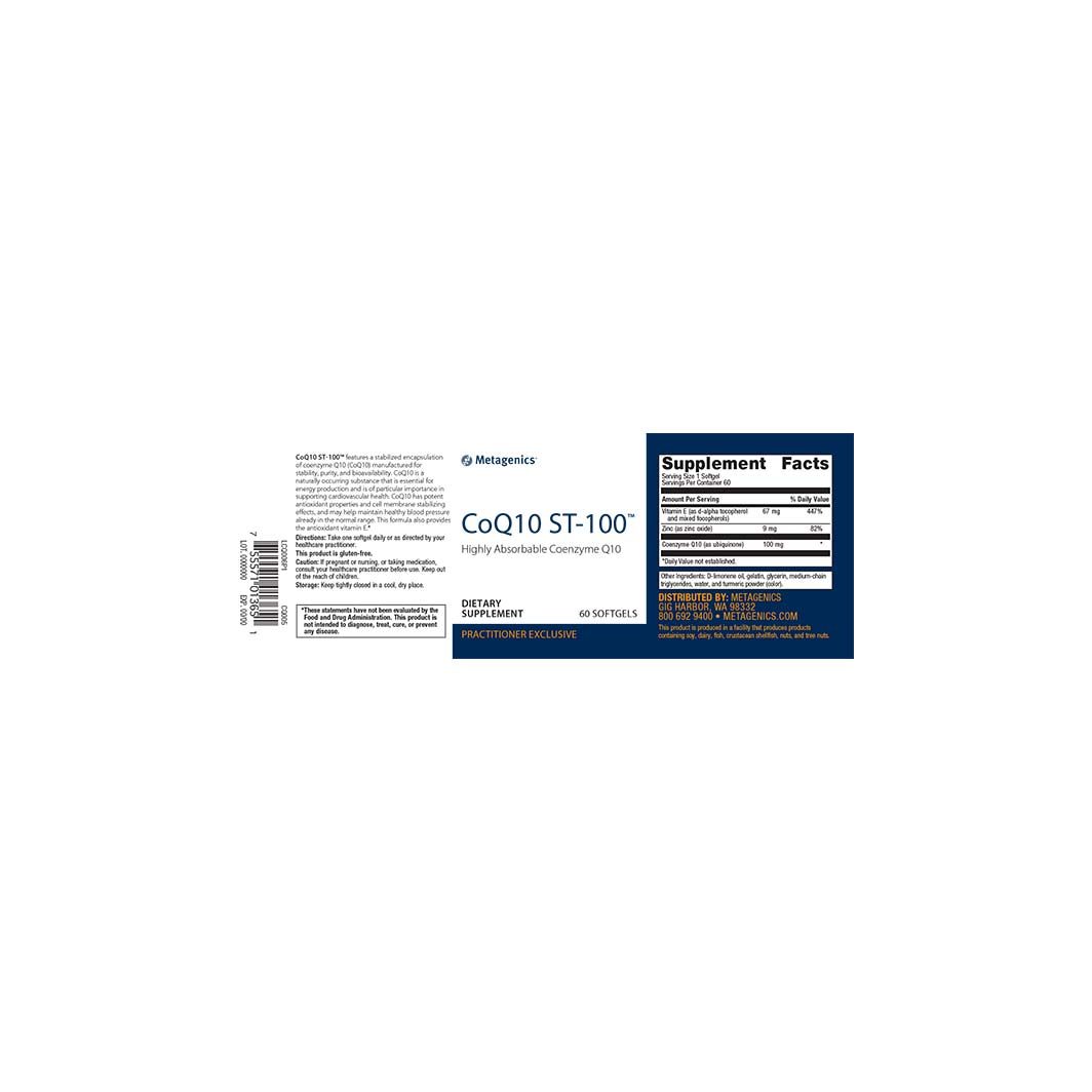 CoQ10 ST-100® Facts